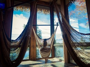 Aire de repos int&eacute;rieure avec Hamac