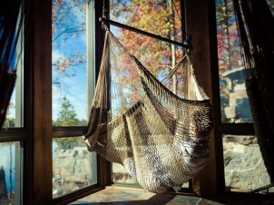 Aire de repos int&eacute;rieure avec Hamac